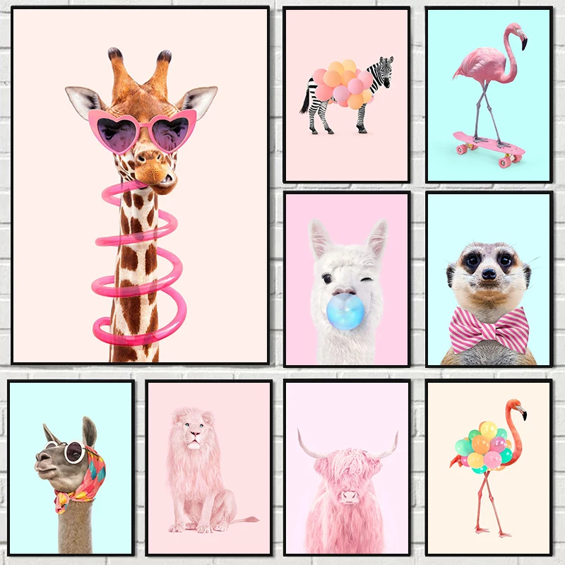 Home Improvement Kids - Affiche de fête amusante avec girafe,