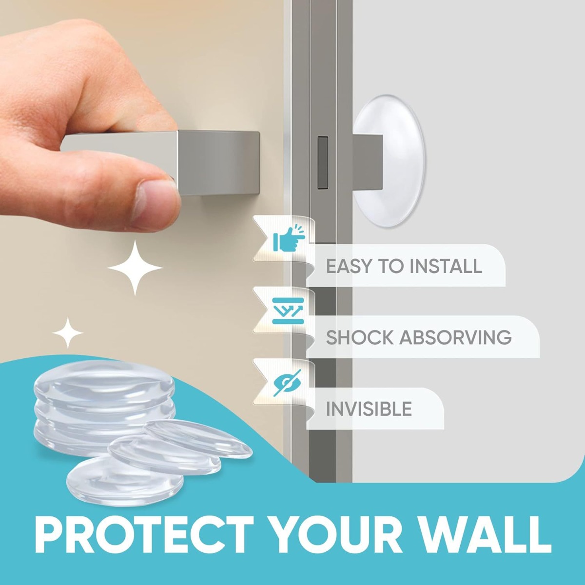 Home Improvement Noise - Coussinets Anti-Collision en Silicone auto-adhésifs, protecteurs