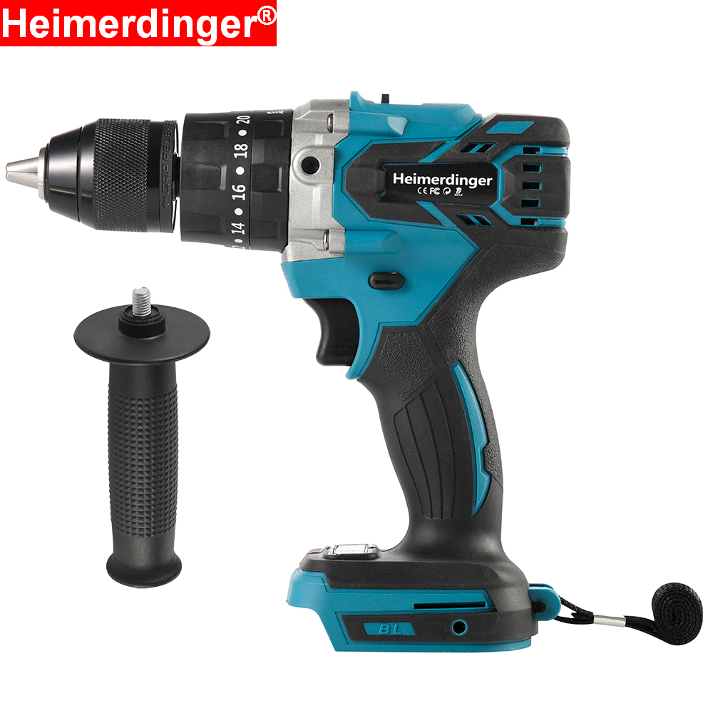 Makita Drill Ddf484 - Perceuse électrique sans fil sans balais,