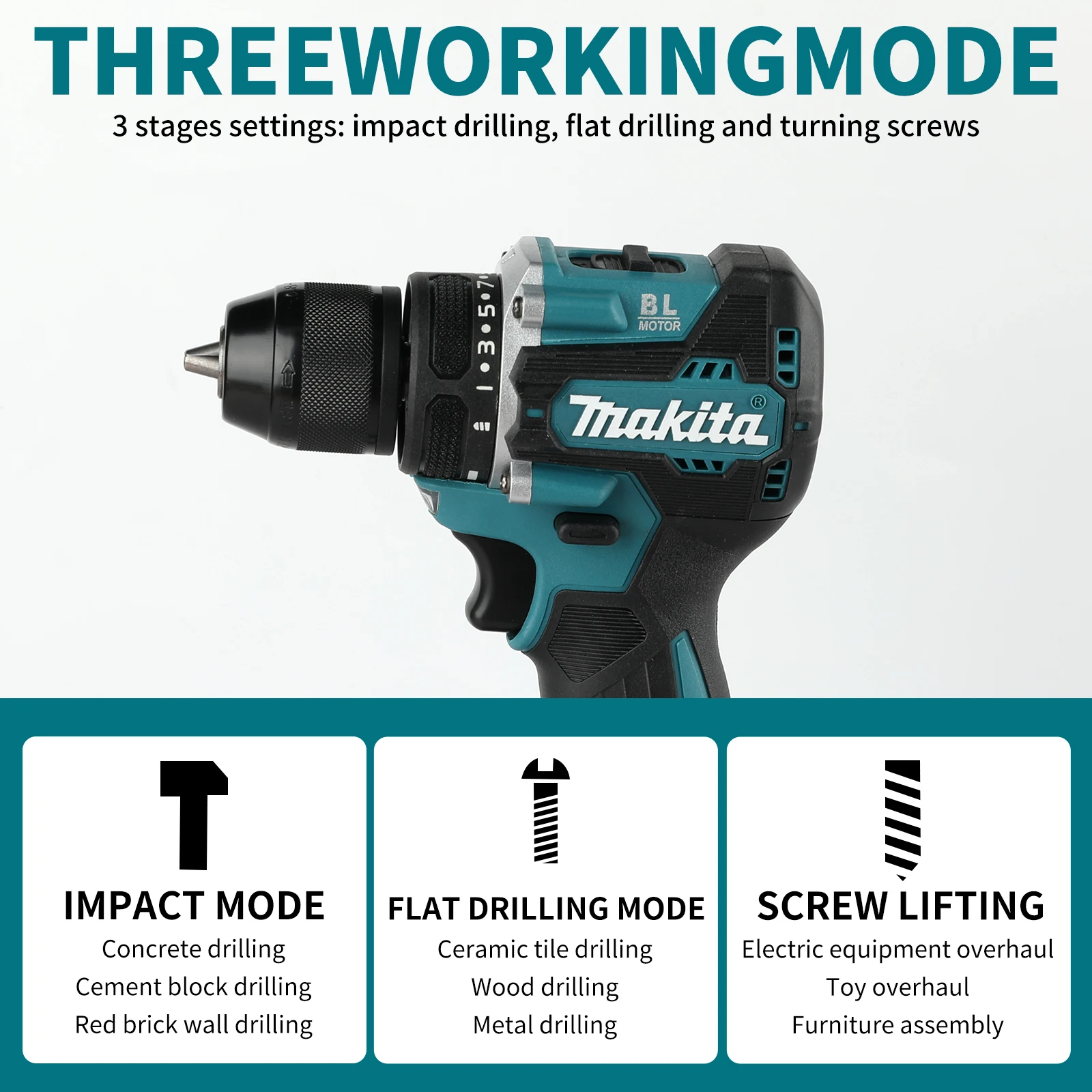 Perceuse-visseuse Makita DDF48 - Makita Drill Ddf484 avis et prix
