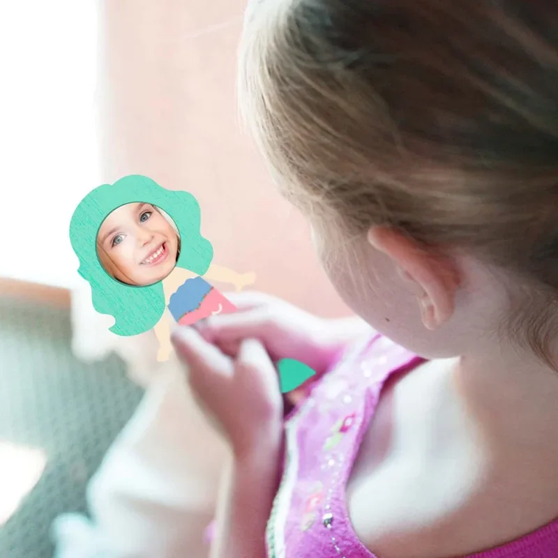 Miroir sirène rond en bois fai - Home Improvement Kids avis et prix
