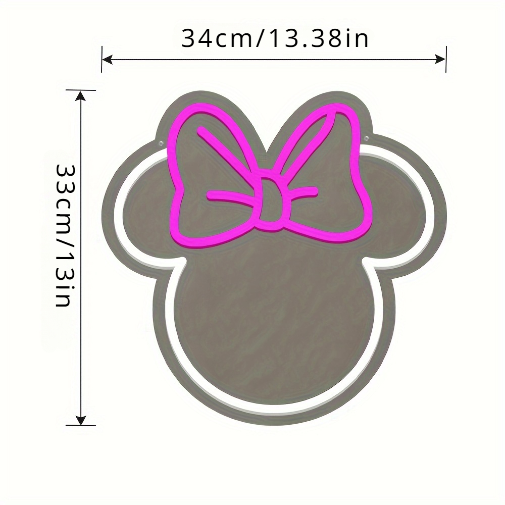 Enseigne néon LED Disney Minni - Home Improvement Kids avis et prix