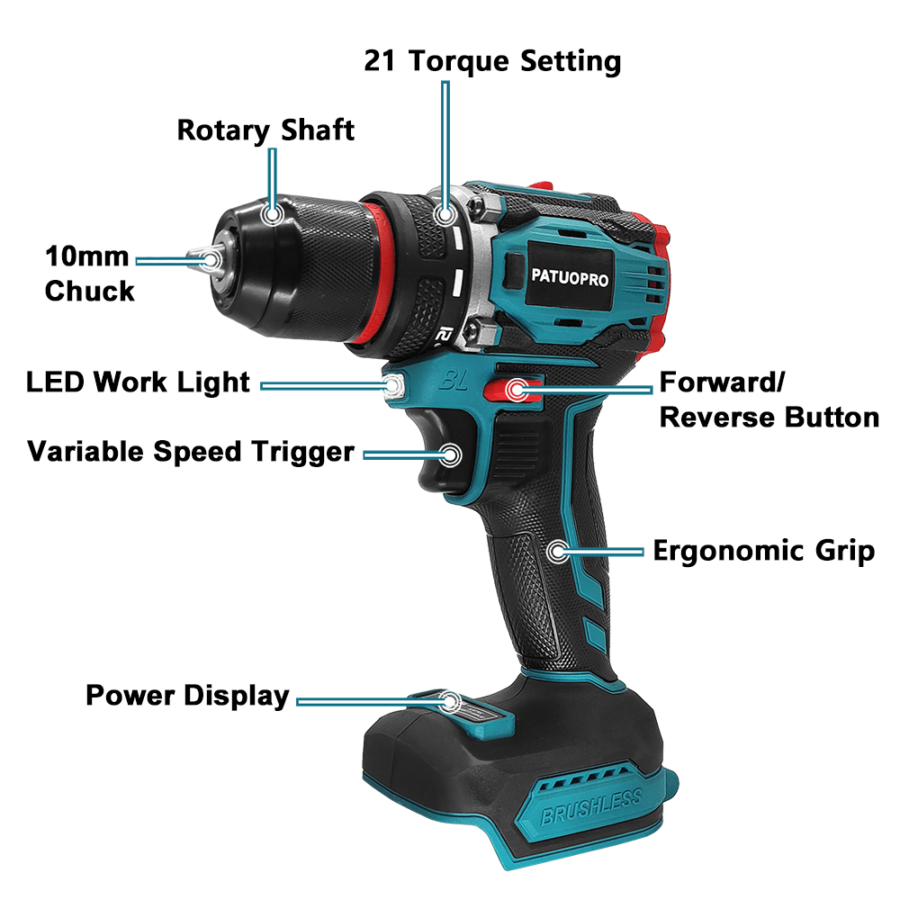 PATUOPRO-Perceuse électrique s - Makita Drill Ddf484 avis et prix
