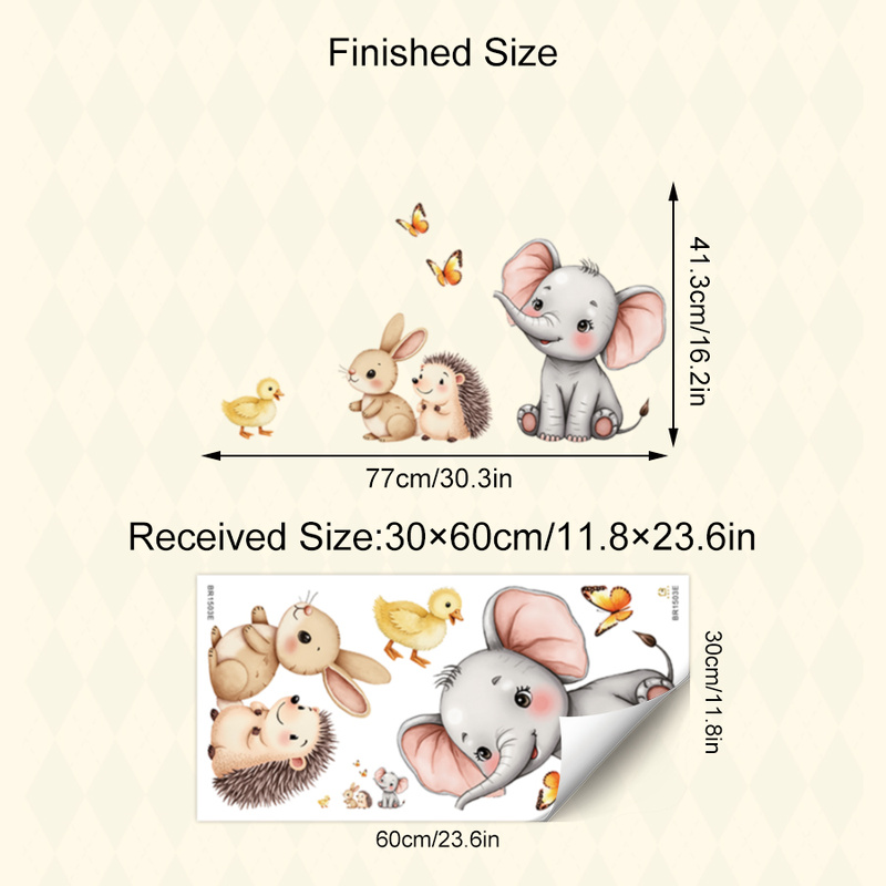 Autocollant mural d'animal de  - Home Improvement Kids avis et prix