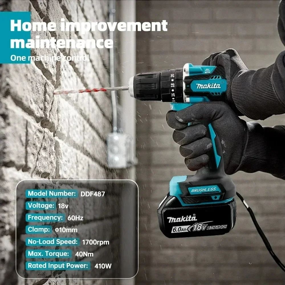 Makita 100% Original DDF487 Pe - Makita Drill Ddf484 avis et prix