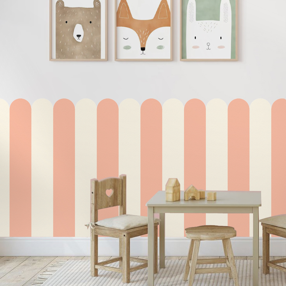 Papier peint en Arc à rayures  - Home Improvement Kids avis et prix